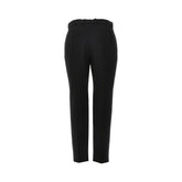 ALEXANDER MCQUEEN 42 grain de poudre wool cropped pants