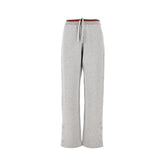 GUCCI XS mélange jersey leisure pants