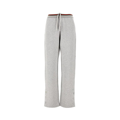 GUCCI XS mélange jersey leisure pants