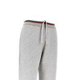 GUCCI XS mélange jersey leisure pants