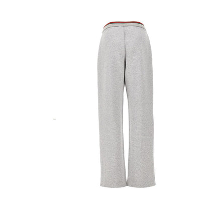 GUCCI XS mélange jersey leisure pants