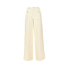 wide leg tweed pants