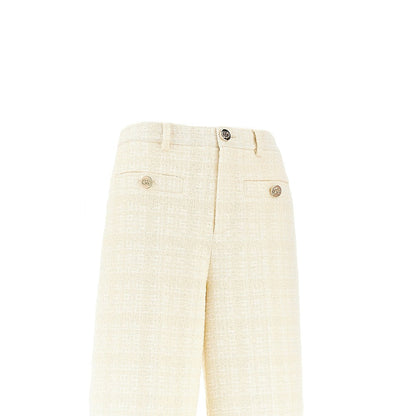 GUCCI 40 wide leg tweed pants