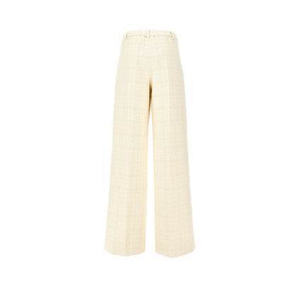 GUCCI 40 wide leg tweed pants