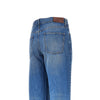 délavé cotton denim jeans