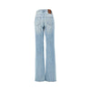 straight leg denim pants