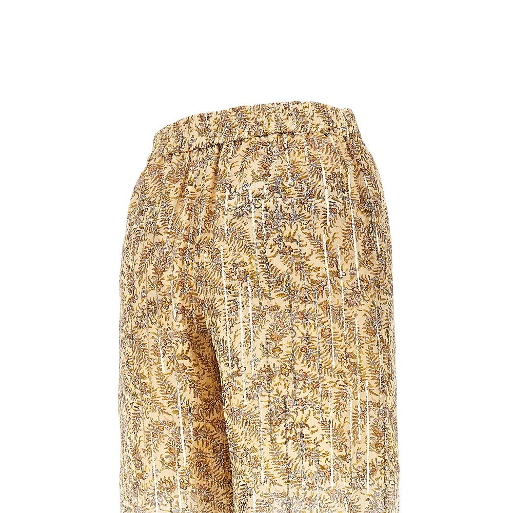 voyage imaginaire paisley print pekin pants