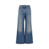 vgold details flared jeans