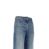 vgold details flared jeans