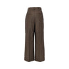 wool pants with pinstriped motif