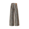 leopard-print lari jeans
