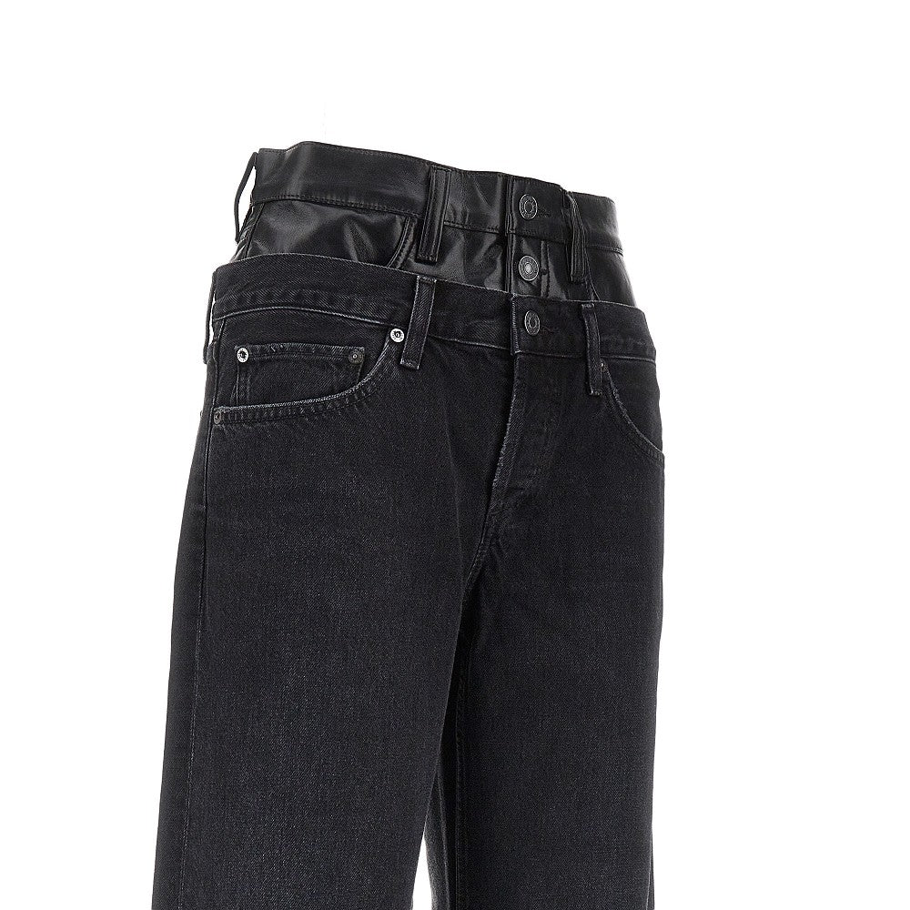 AGOLDE 29 elson double-waisted jeans