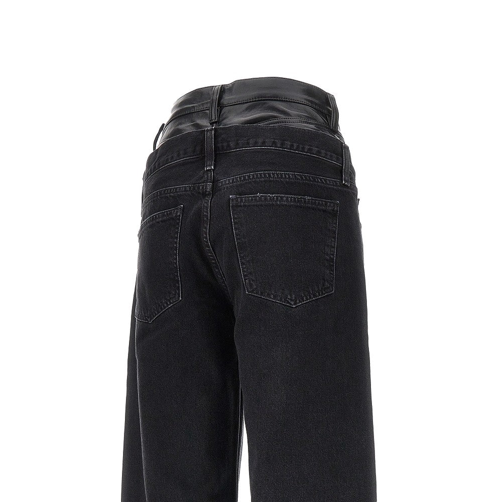 AGOLDE 29 elson double-waisted jeans