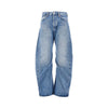 cotton denim spiral jeans