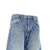 cotton denim spiral jeans