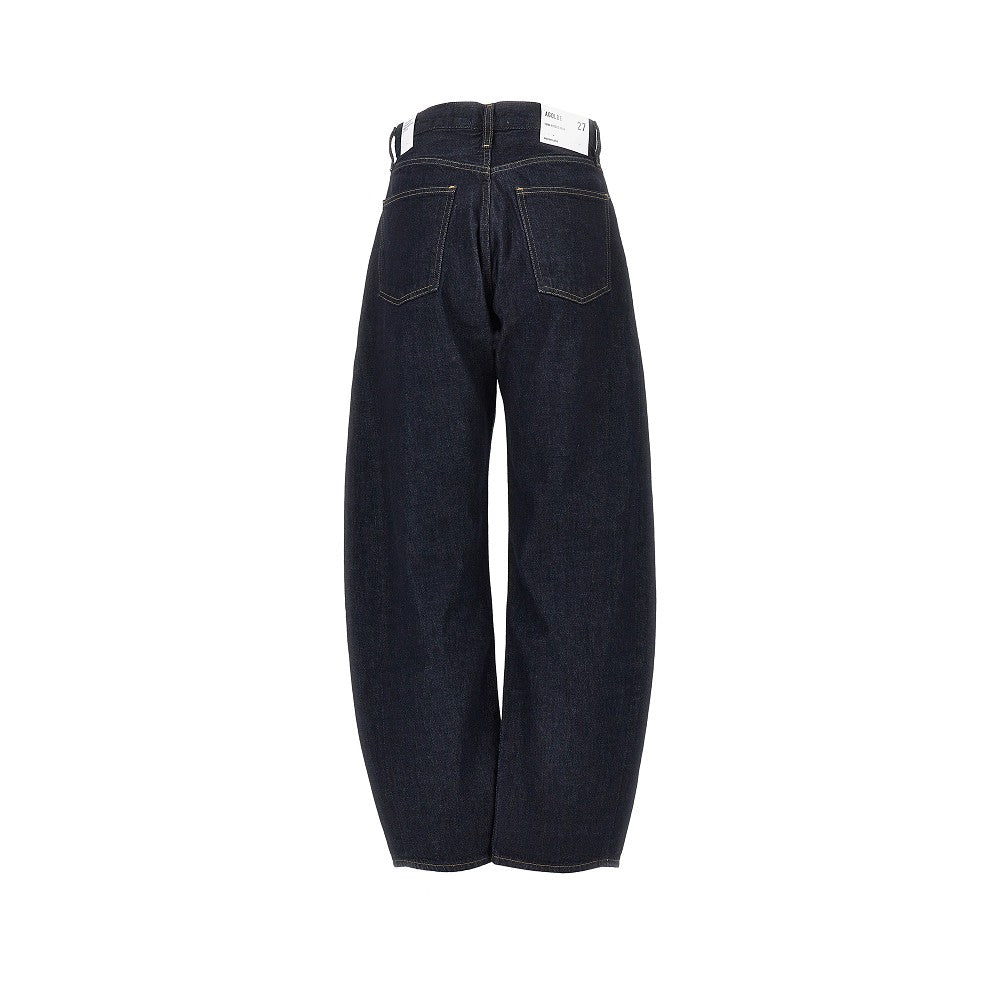 luna pieced high-rise jeans