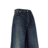 wide leg denim pants