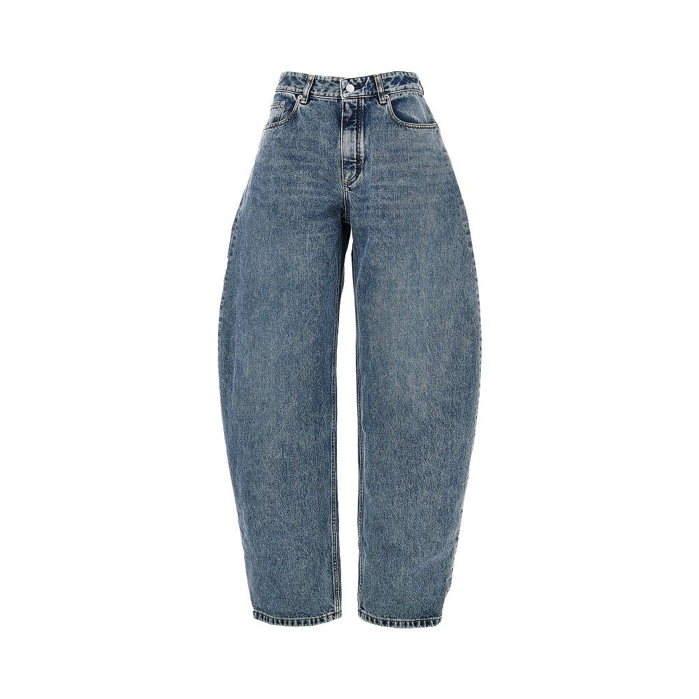 ALAIA 24 curved five-pocket jeans