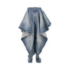 panelled jeans with cuff