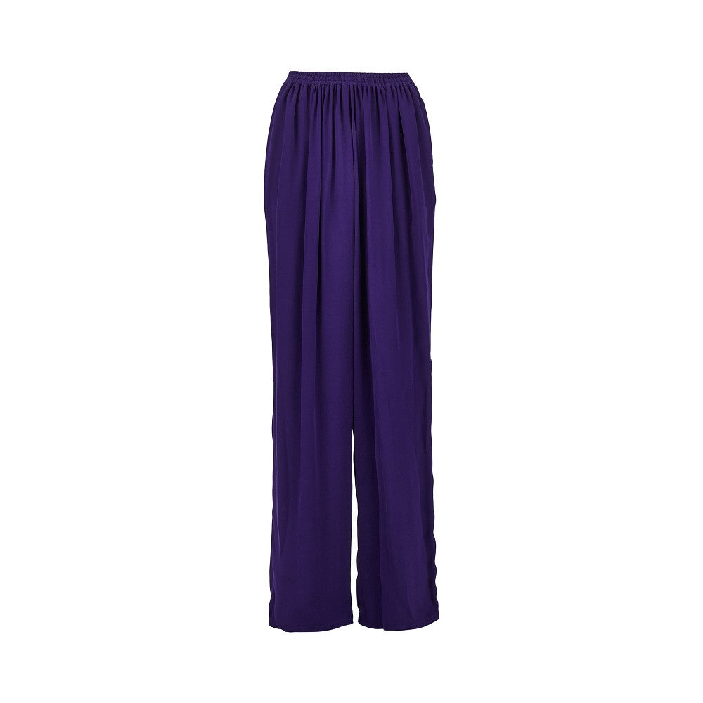 ALAIA 36 elasticated waist cady pants