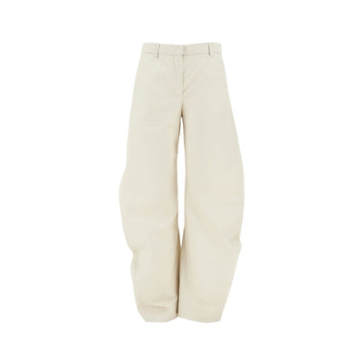 cotton curved leg pants