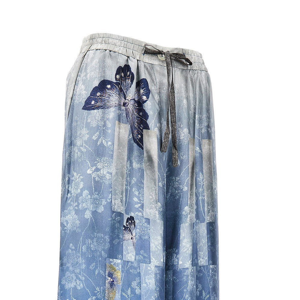 PIERRE LOUIS MASCIA S wide leg silk pants