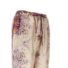 printed silk twill pants