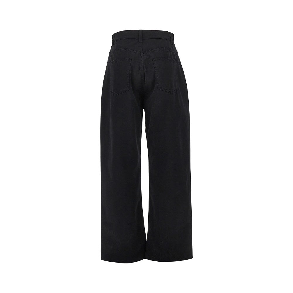 cotton drill drop jeans
