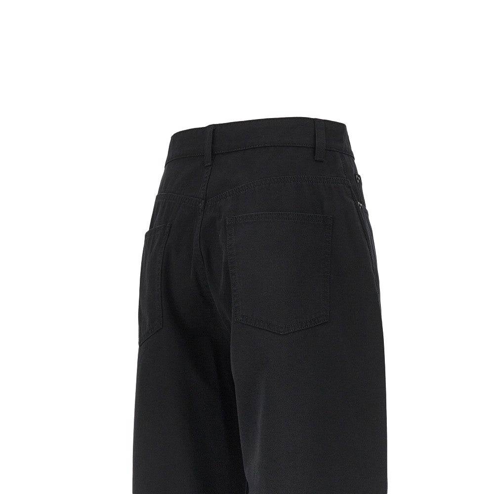 cotton drill drop jeans