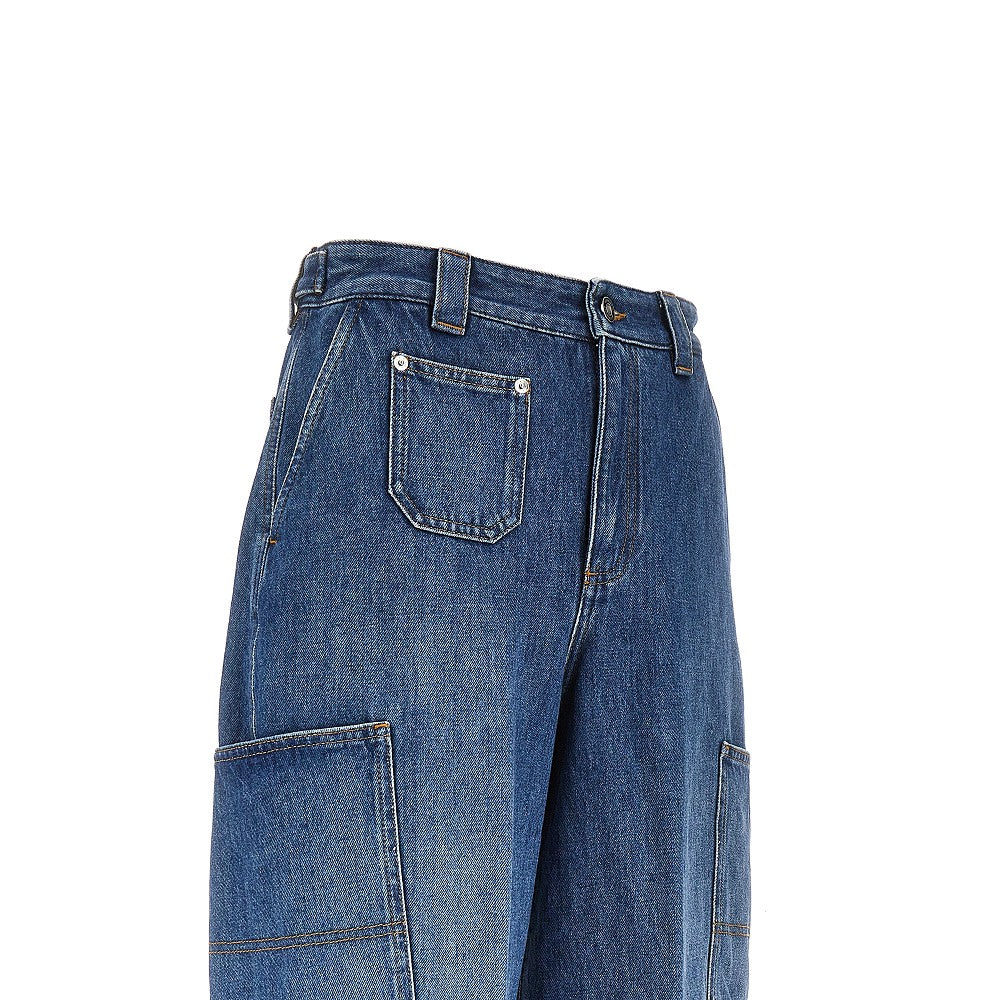 GIVENCHY 26 cropped cargo cocoon jeans