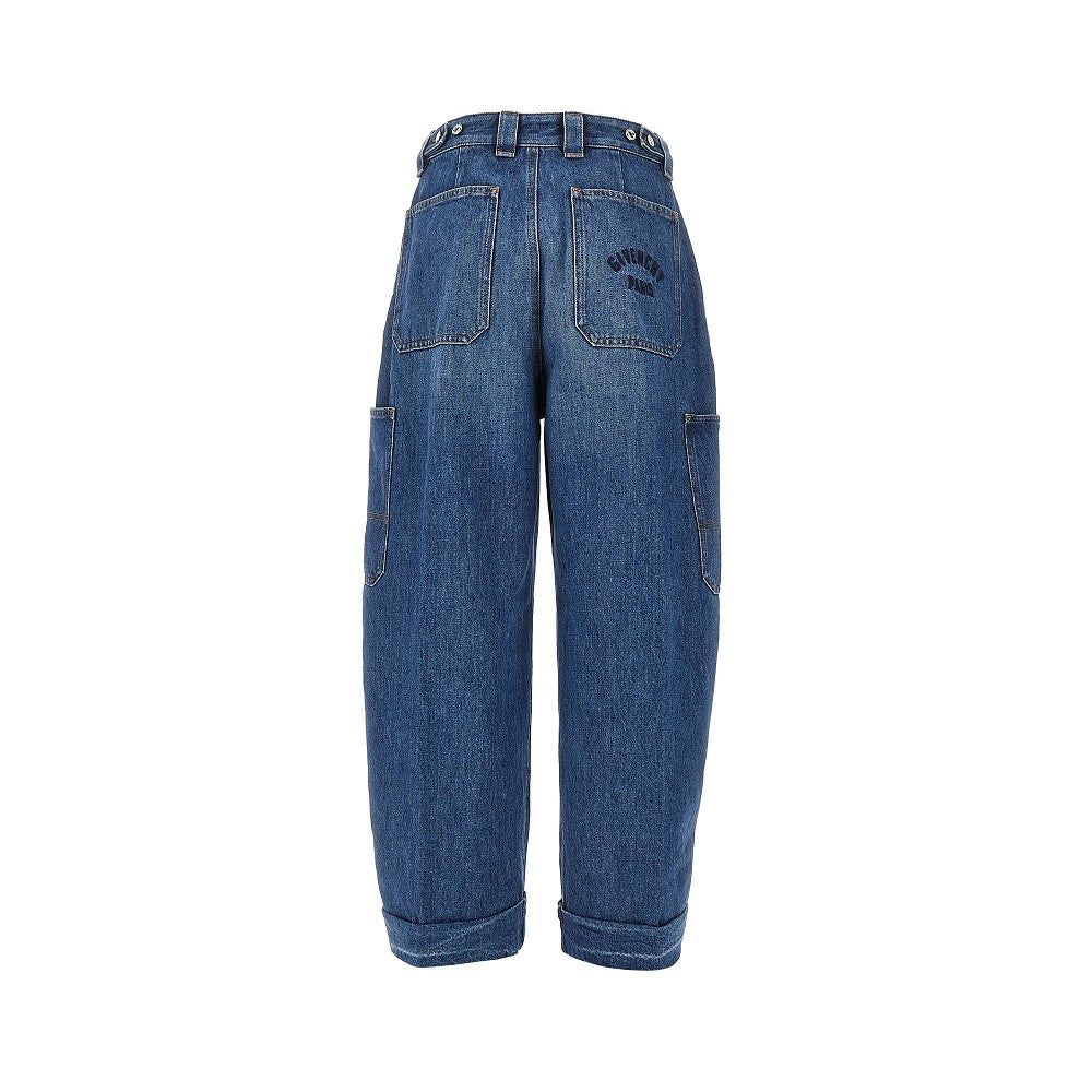 GIVENCHY 26 cropped cargo cocoon jeans