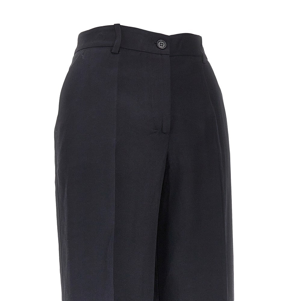 P.A.R.O.S.H. L linen-blend straight leg pants
