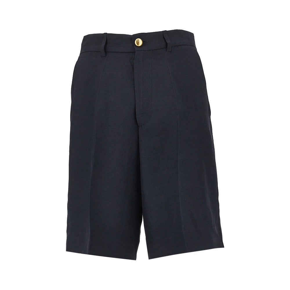 raisa linen-blend shorts