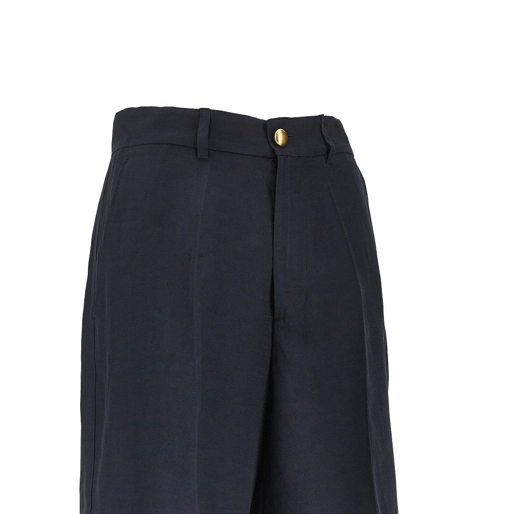 raisa linen-blend shorts