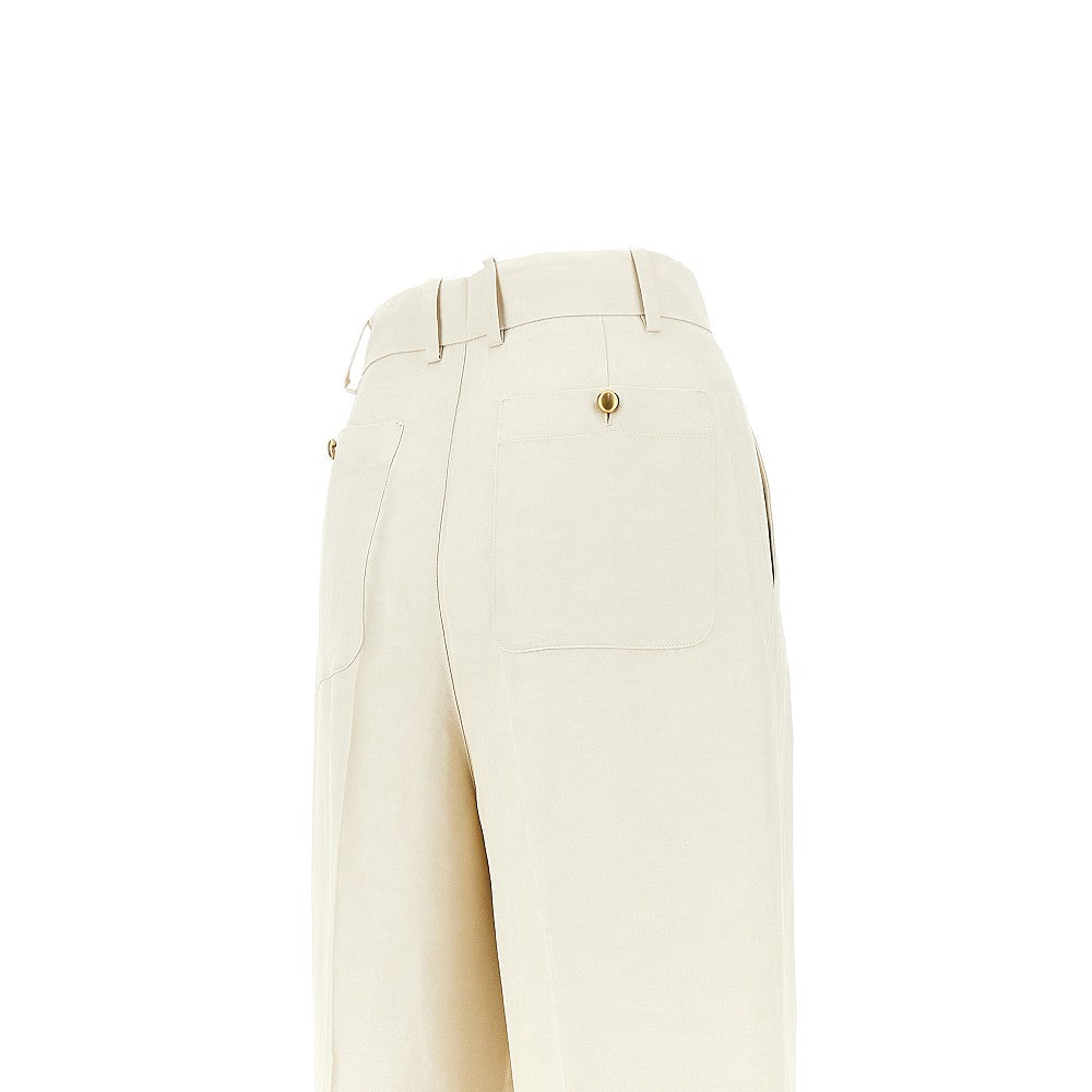 P.A.R.O.S.H. S raisa linen-blend pants