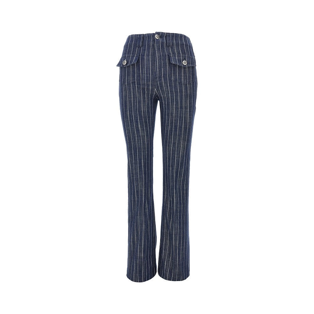 DONDUP 38 esibizionista capsule pinstriped pants