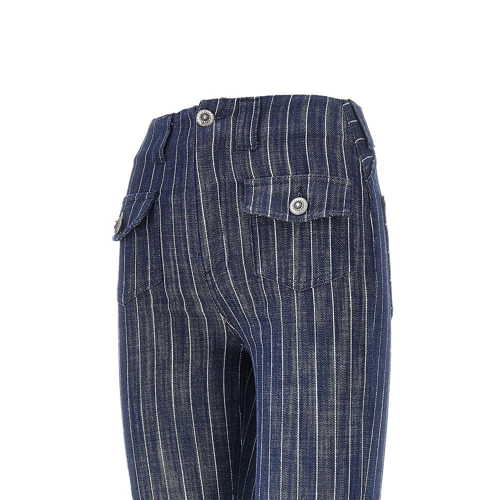 DONDUP 38 esibizionista capsule pinstriped pants