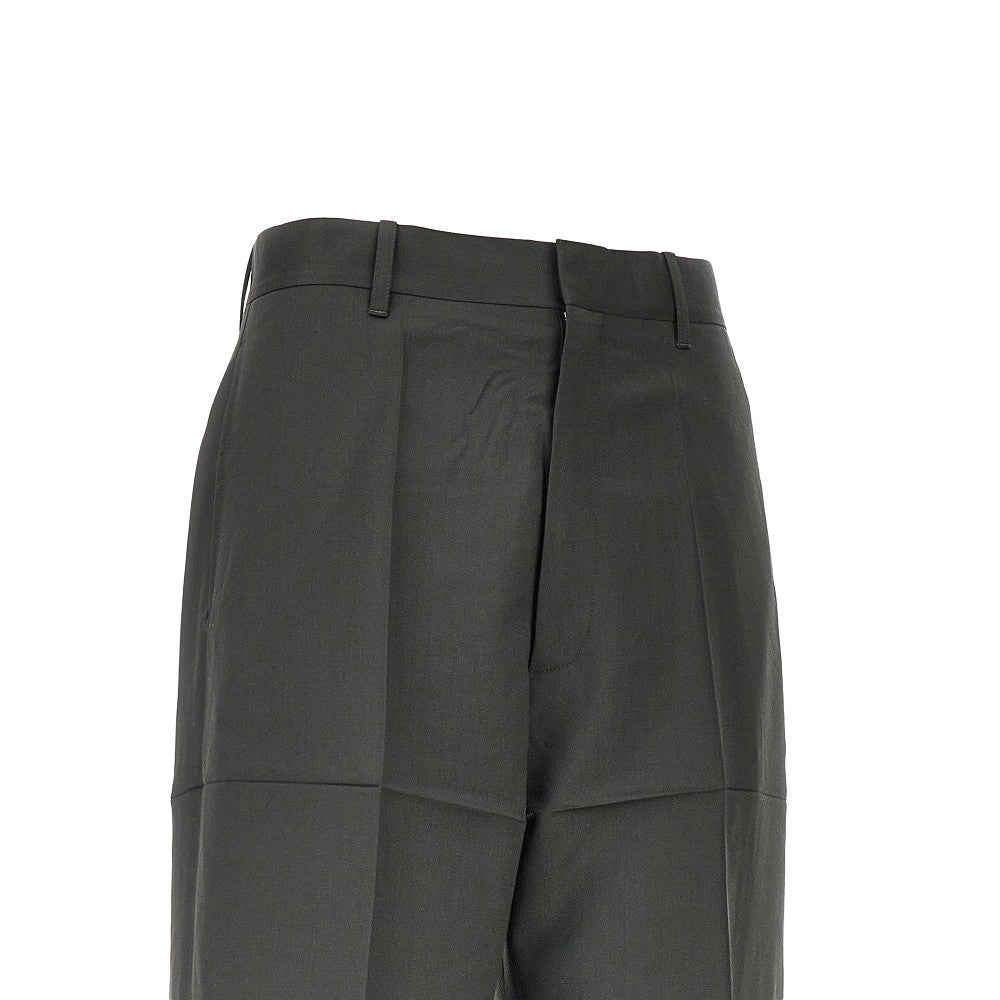 pressed gabardine pants