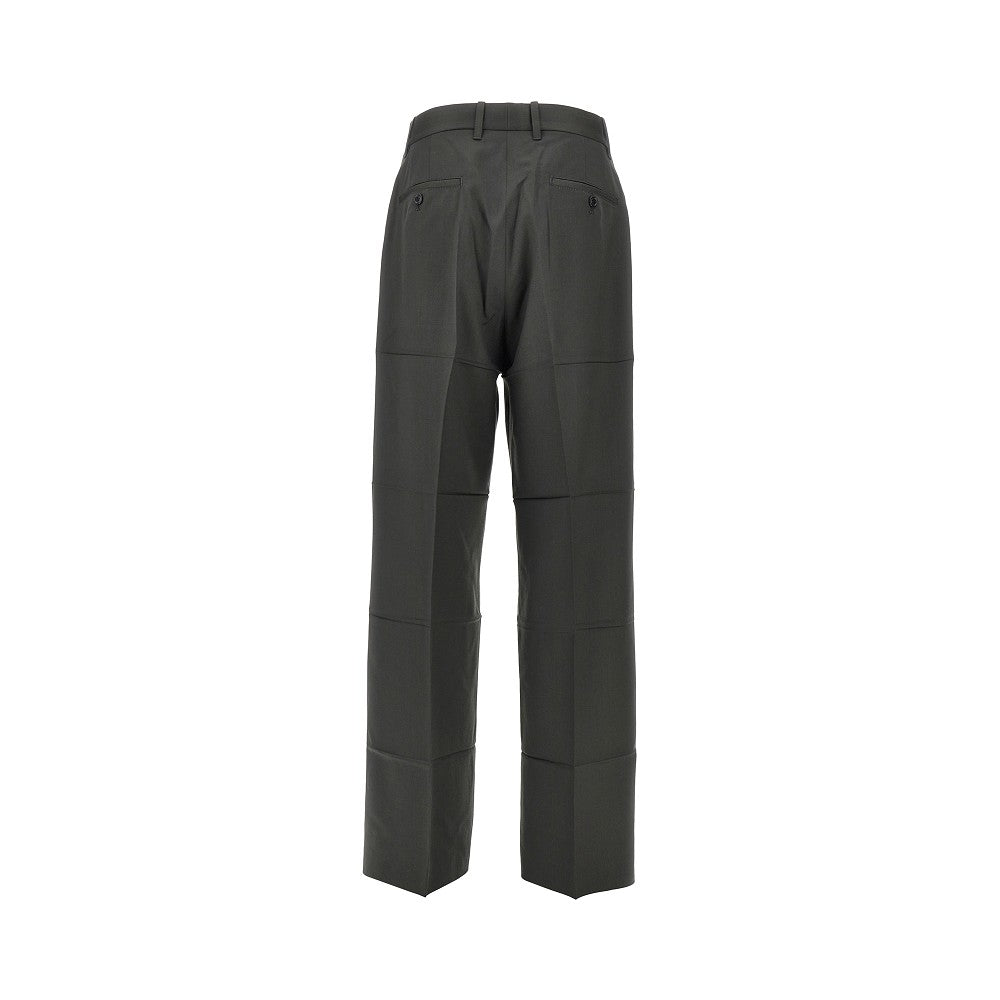 pressed gabardine pants