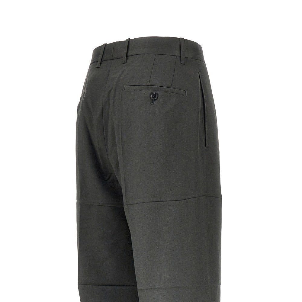 pressed gabardine pants