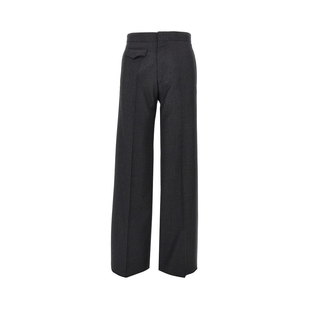 wool flannel boyish pants