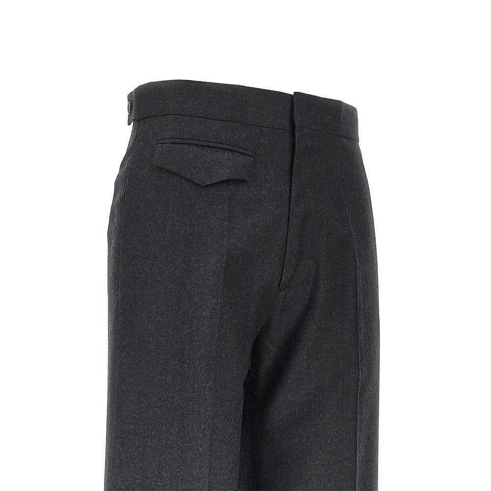 wool flannel boyish pants