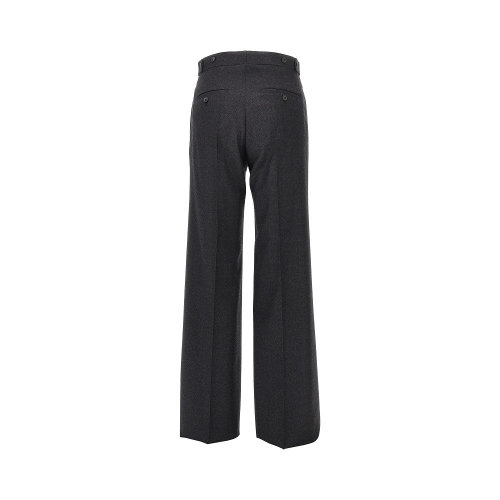 wool flannel boyish pants