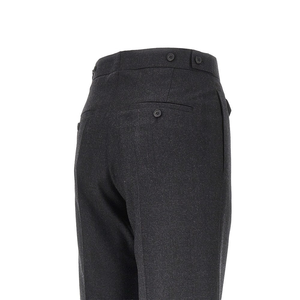 wool flannel boyish pants