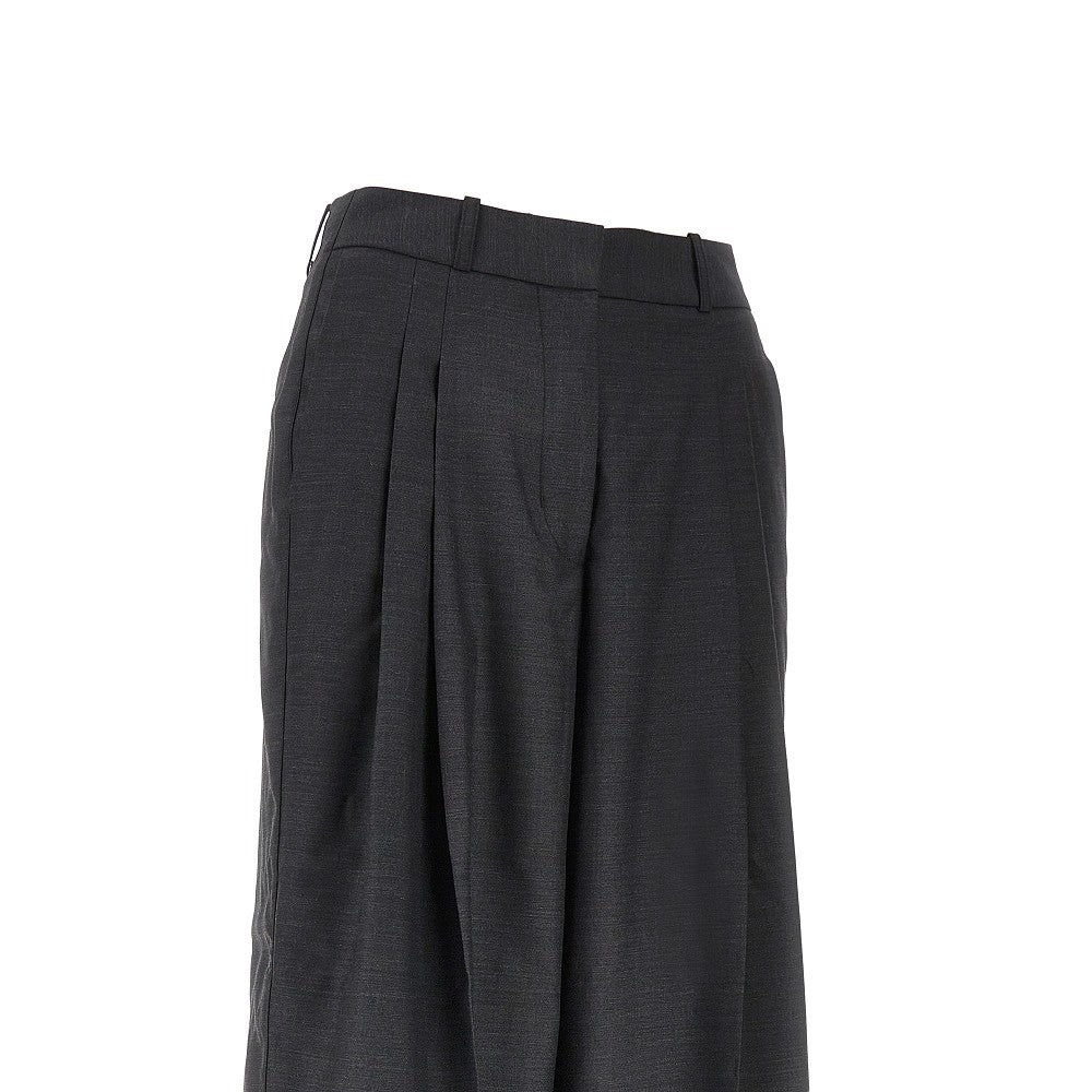 ENTIRE STUDIOS XS wool-blend pleated pants