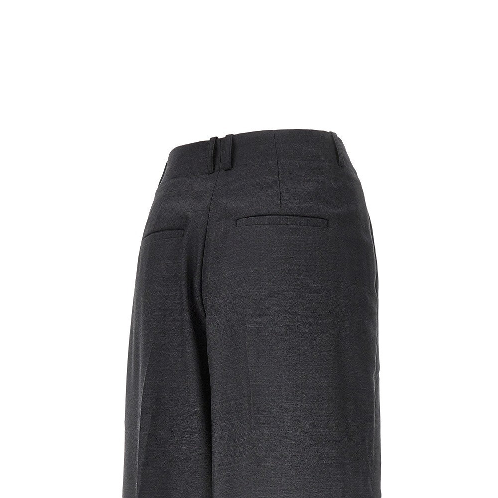 ENTIRE STUDIOS XS wool-blend pleated pants