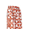 silk pants with maiolica print