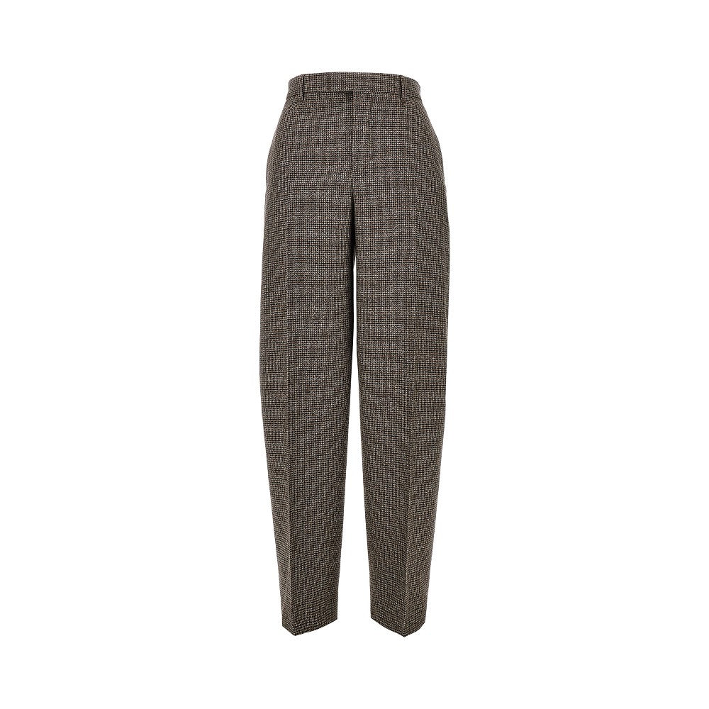 houndstooth balloon cut pants