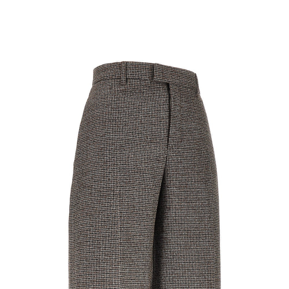 houndstooth balloon cut pants