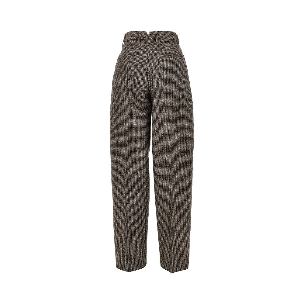 houndstooth balloon cut pants